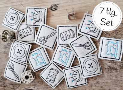 Label Nähen - ITH-Stickdatei